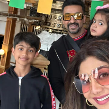 Inside Shilpa Shetty’s “Babies’ Day Out” With Kids And Husband Raj Kundra