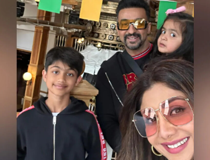 Inside Shilpa Shetty’s “Babies’ Day Out” With Kids And Husband Raj Kundra