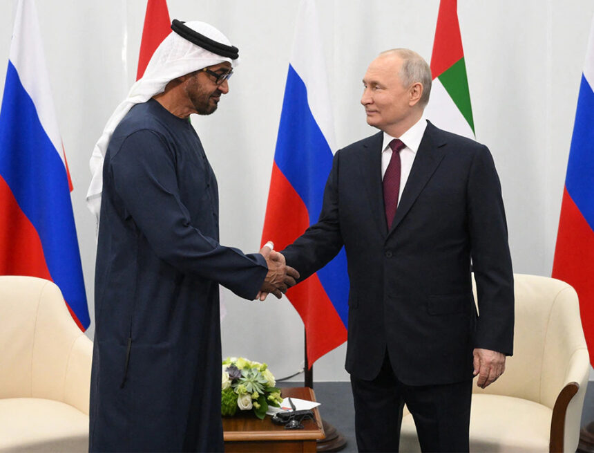 Vladimir Putin Meets UAE President, Hails Ties