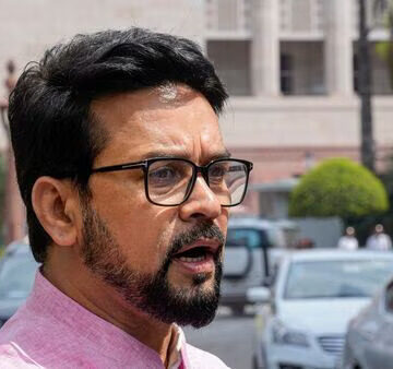 Wrestlers’ protest halted till 15 June after Anurag Thakur’s assurance