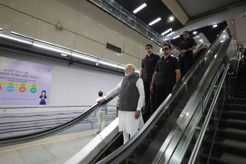 PM Modi hitches a ride with students in Metro enroute DU centenary celebrations, says DU is not just a university but a movement