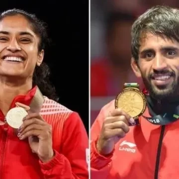 WFI ad-hoc panel hands direct Asian Games entries to Bajrang & Vinesh