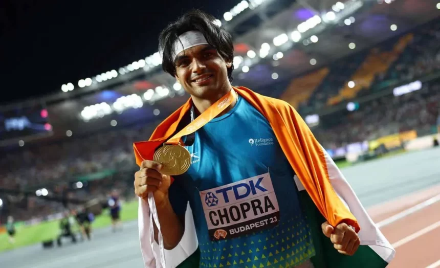 Neeraj Chopra scripts history yet again, becomes first Indian to win gold medal in World Athletics Championships