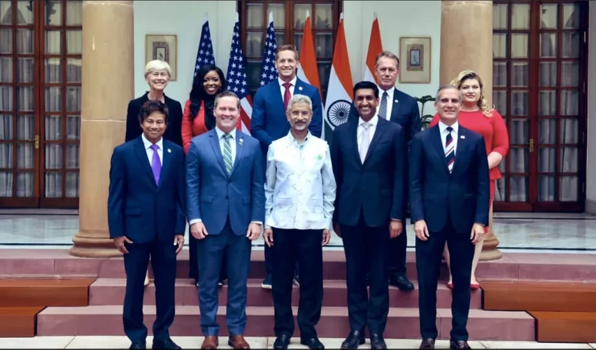 US Congressional Delegation,EAM S Jaishankar Discuss Bilateral Partnership