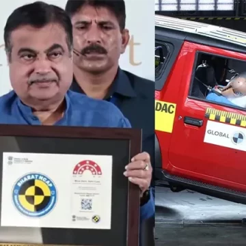 Minister Nitin Gadkari launches Bharat NCAP crash test ratings