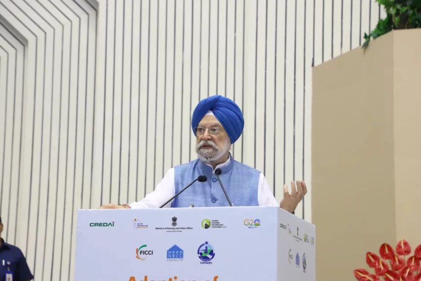 Urban Affairs Minister Hardeep Singh Puri calls for adoption of modern technology in construction industry