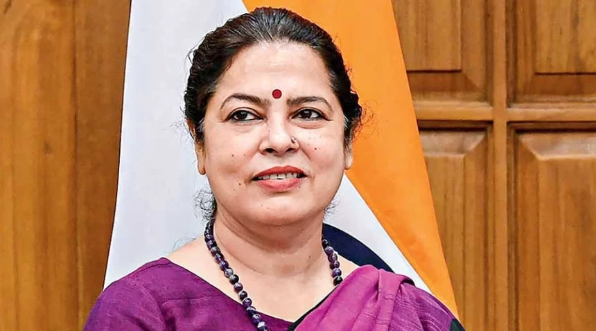 West Bengal has turned into land of ‘bomb, bullet & Beti ke sath anyay’:MoS Meenakshi lekhi