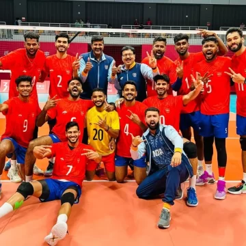 Asian Games: India men’s volleyball team stun South Korea to enter knock-outs