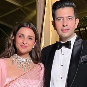 First pic of the newly wed couple Parineeti and Raghav Chadha