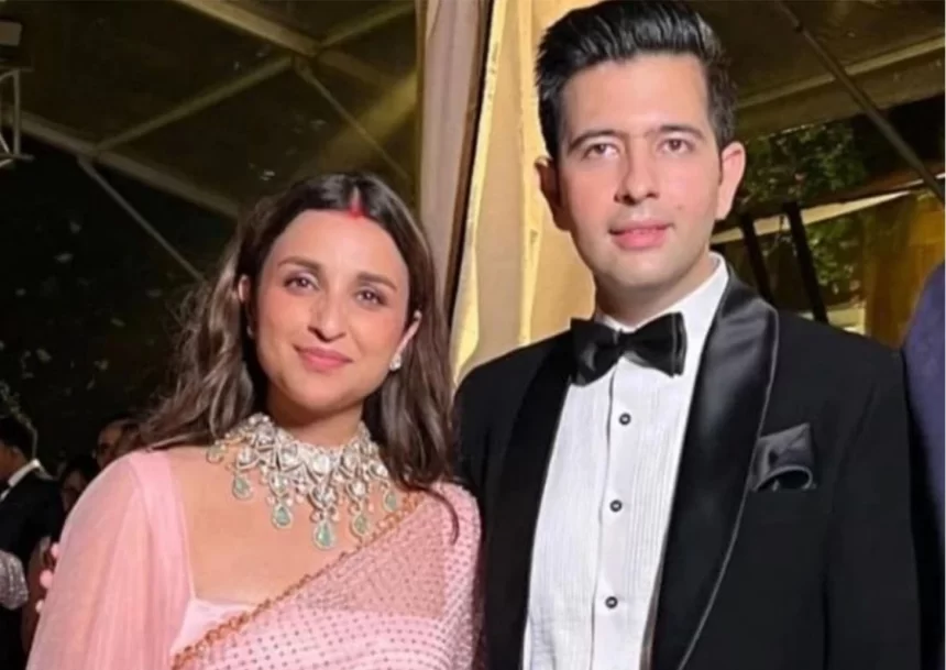 First pic of the newly wed couple Parineeti and Raghav Chadha First pic of the newly wed couple Parineeti and Raghav Chadha