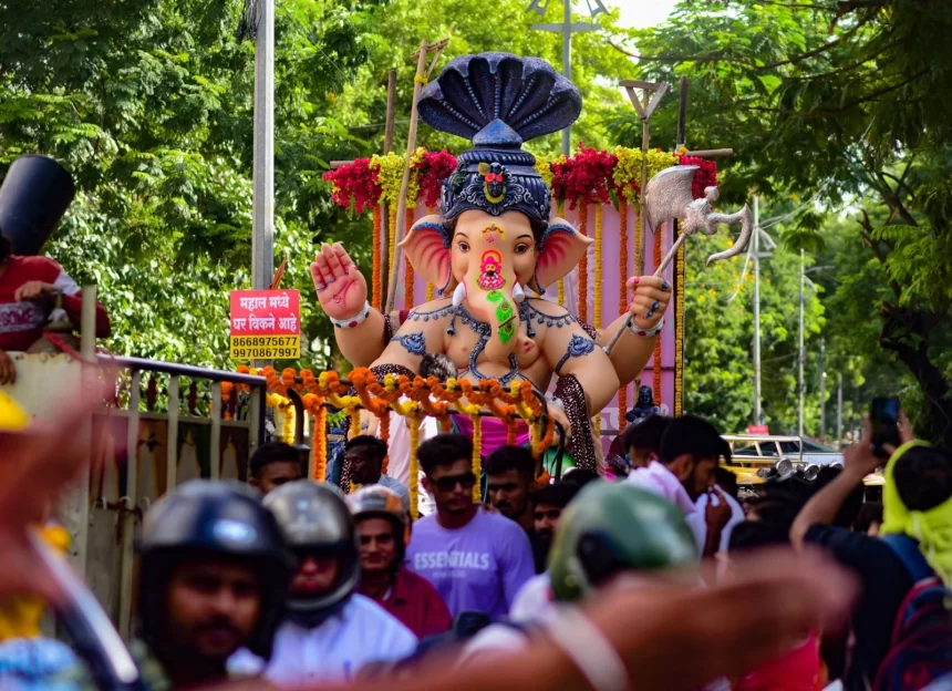 India bid farwell to Ganpati Bappa