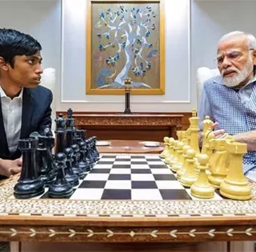 PM Modi meets chess prodigy Praggnanandhaa, his family