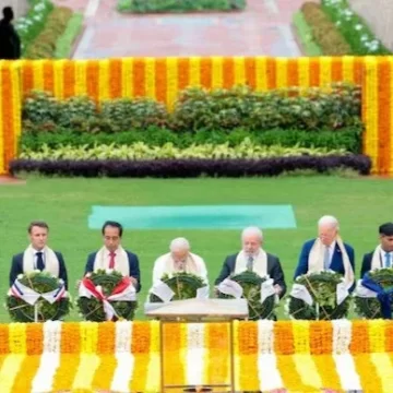 G20 Summit: PM Modi, Biden, Rishi Sunak among other world leaders pay homage to Mahatma Gandhi at Rajghat
