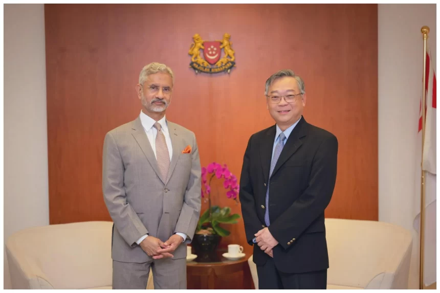 DR S Jaishankar discusses new domains on cooperation with Singapore’s Trade Minister