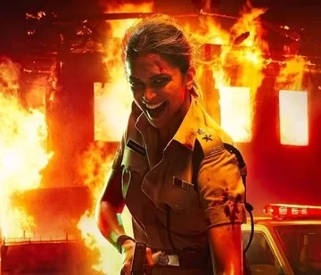 Deepika shares first look from Singham Again