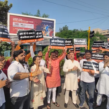 Delhi BJP demands Kejriwals Resignation