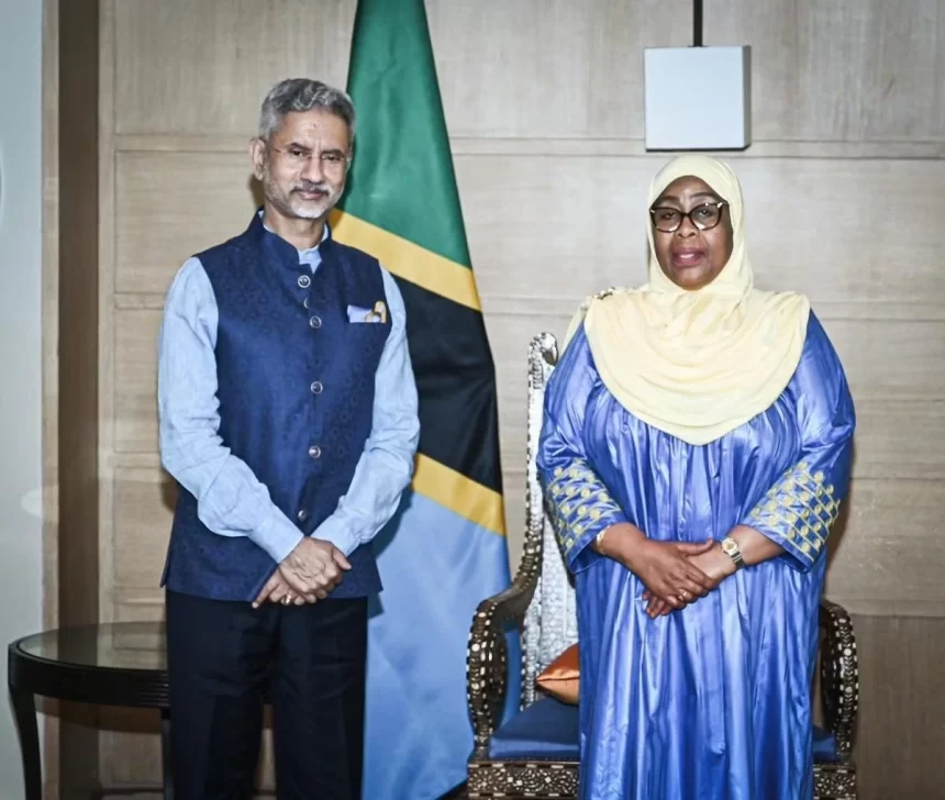 EAM S Jaishankar holds meeting with Tanzanian President Samia Suluhu Hassan