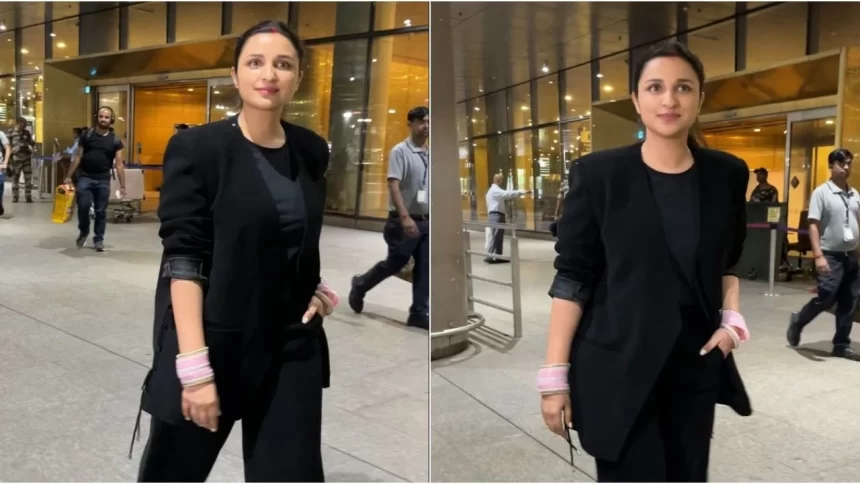 Parineeti Chopra blushes as paps ask her ‘jiju kaise hai?’