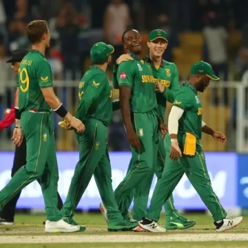 WC 23: Kagiso Rababa scalps three as sa blow aus by 134 runs