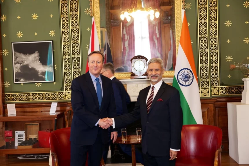 S Jaishankar Meets Newly-Appointed UK Foreign Secretary David Cameron