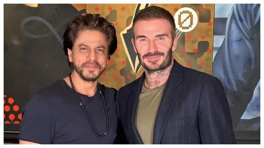 SRK pens appreciation note for  Beckham