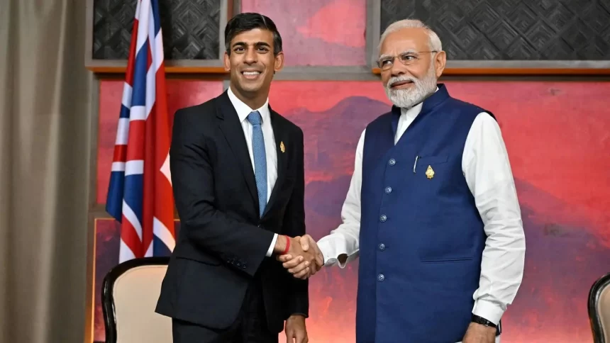 UK’s PM Rishi Sunak, Modi discuss Israel-Hamas conflict, FTA progress