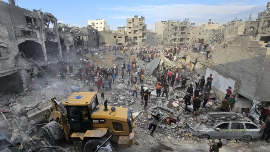 Israel air strike reportedly kills dozens at Gaza refugee camp