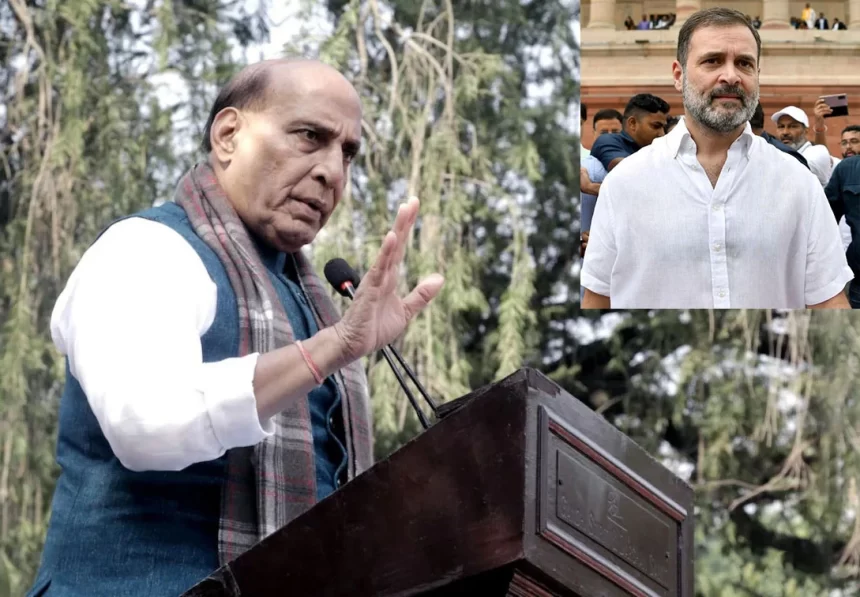 “Blot On Democratic Traditions”: MoD Rajnath Singh Slams Rahul Gandhi, TMC MP Over Mimicry