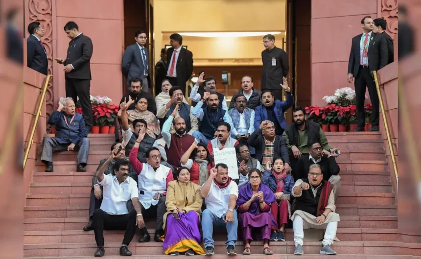 In Unprecedented Move, 91 MPs Suspended From Parliament In Winter Session