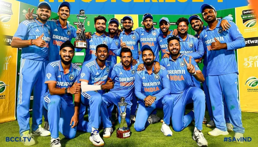 Samson, Arshdeep help win India ODI series 2-1 against SA