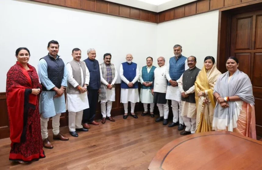 MPs Who Quit After Poll Win Meet PM, BJP Brainstorms Over Chief Ministers