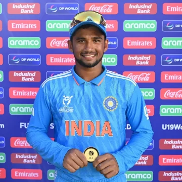 Musheer slams 2nd century for India at U19 World Cup 2024