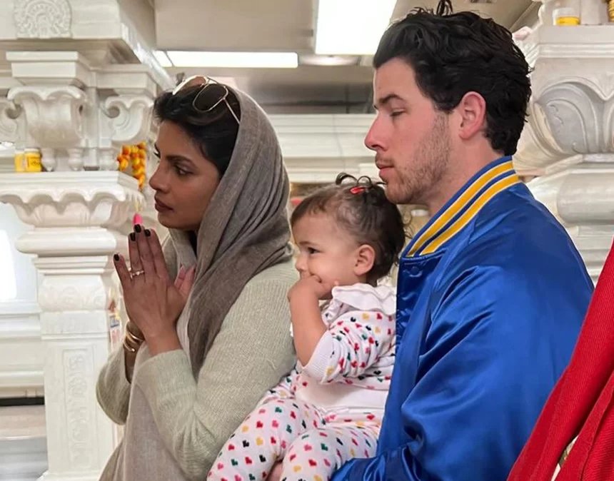 Priyanka and Nick hold special puja on daughter Malti’s 2nd birthday