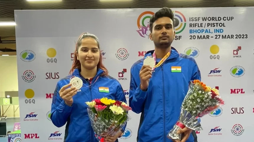 Varun, Esha Seal Olympics Quota With 10m Air Pistol Golds At Asian Qualifiers