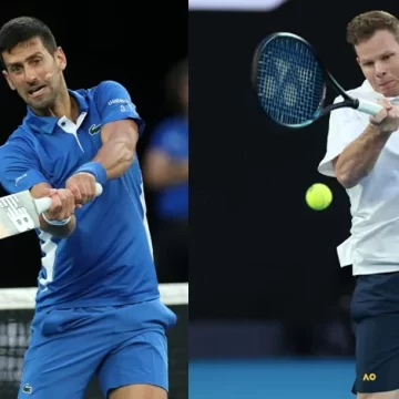 Novak Djokovic’s Stunned Reaction To Steve Smith’s Tennis Skills Is Viral