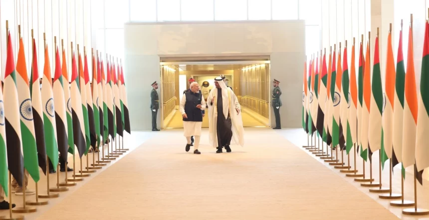 Feels like home, says PM Modi in Abu Dhabi as India, UAE sign 8 pacts