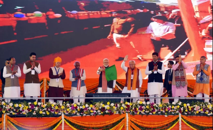 PM Modi launches mega NCR projects, makes 400 pitch