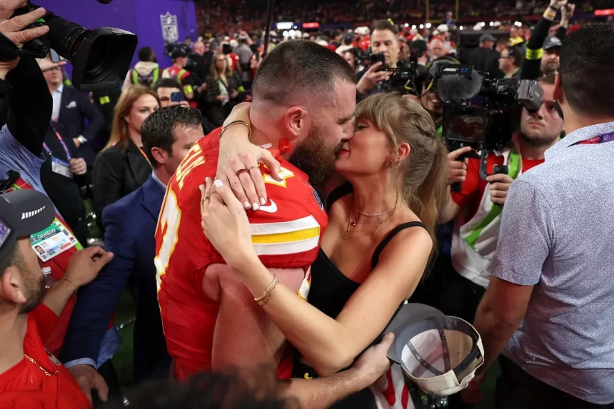 Taylor Swift Kisses Boy friend Travis After Kansas City Chiefs’ Big Win