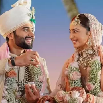 Rakul Preet, Jackky make first appearance as married couple