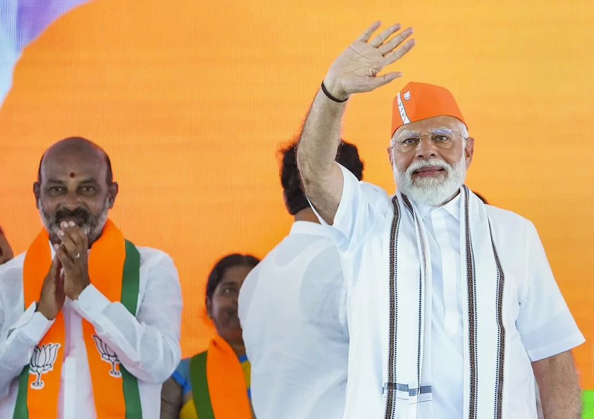 “Jhoot and loot” the common character of dynasty parties, says PM Modi in Telangana