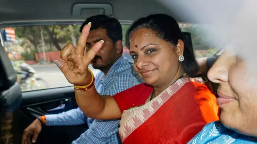 Delhi excise policy scam: BRS leader K Kavitha produced in court