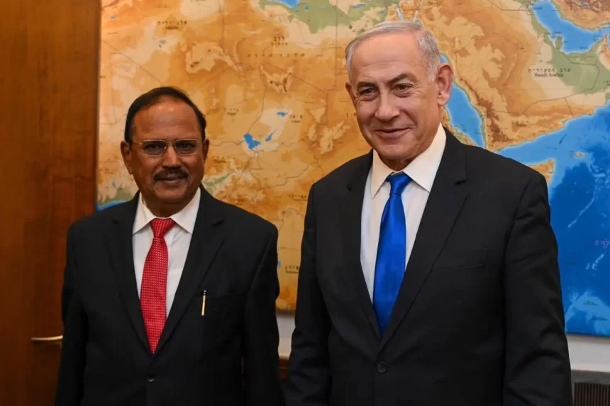 Israeli PM Netanyahu meets Indian NSA Doval, discusses Gaza war situation