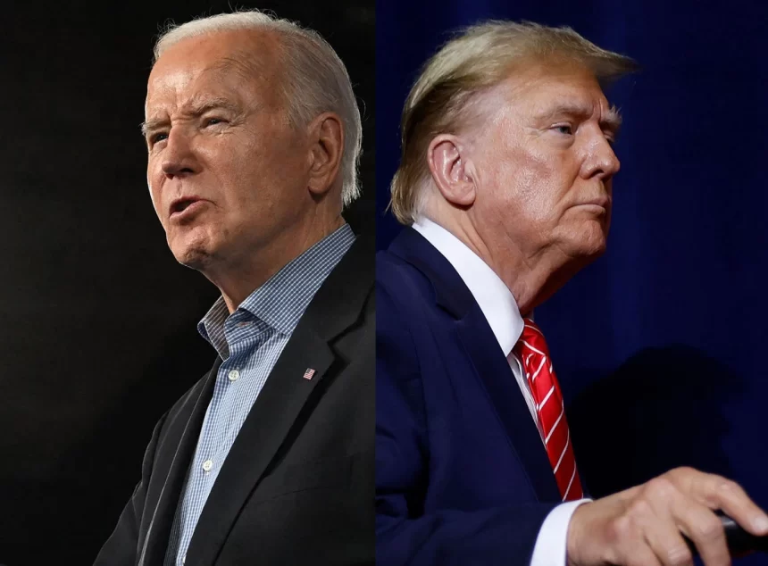 Trump maintains lead over Biden in 2024 matchup as views on their presidencies diverge