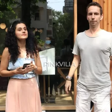 Taapsee & Mathias dance to Bruno Mars’ Just the Way You Are during their sangeet
