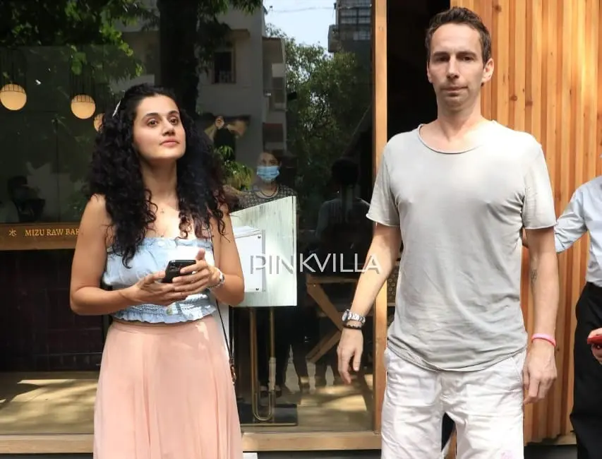 Taapsee & Mathias dance to Bruno Mars’ Just the Way You Are during their sangeet Taapsee & Mathias dance to Bruno Mars’ Just the Way You Are during their sangeet