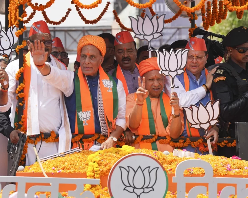 LS polls: Rajnath Singh files nomination from Lucknow seat