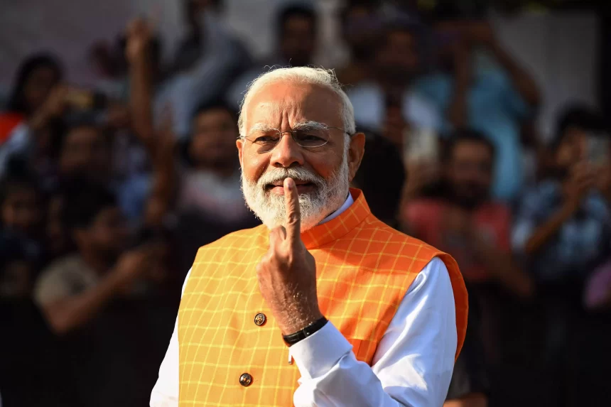 PM Modi Casts Vote In Ahmedabad, Says India’s Election Process Exa mple For World Democracies