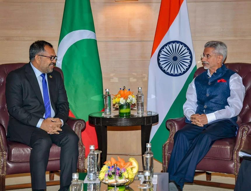 Development of India-Maldives ties based on mutual interests, reciprocal sensitivity: Jaishankar to Maldivian counterpart