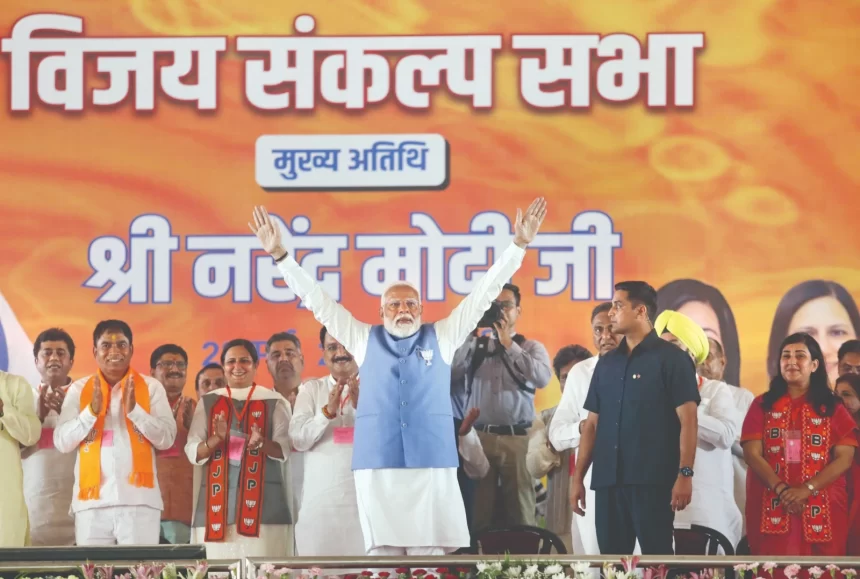 INDIA bloc extremely communal, casteist and nepotistic:PM Modi at Delhi Mega rally