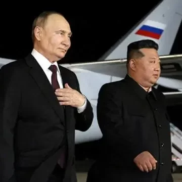 Russia’s Putin arrives in North Korea for rare trip as anti-West alignment deepens